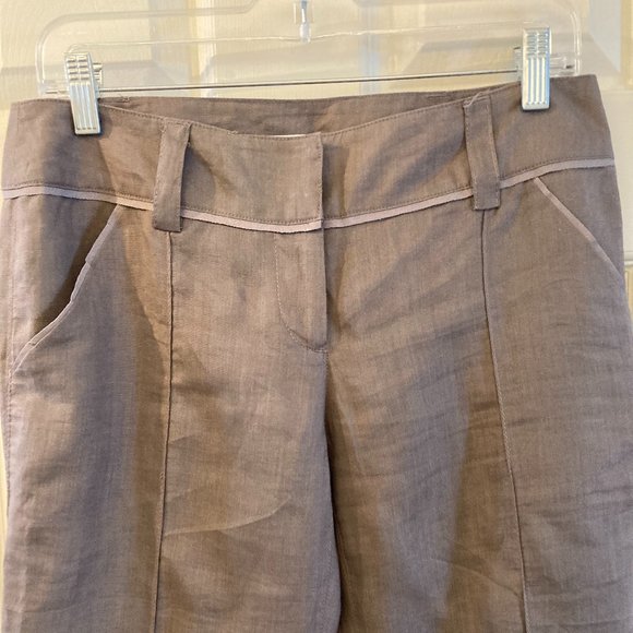 Linen Pants - Plum Color - NWT - Picture 1 of 12